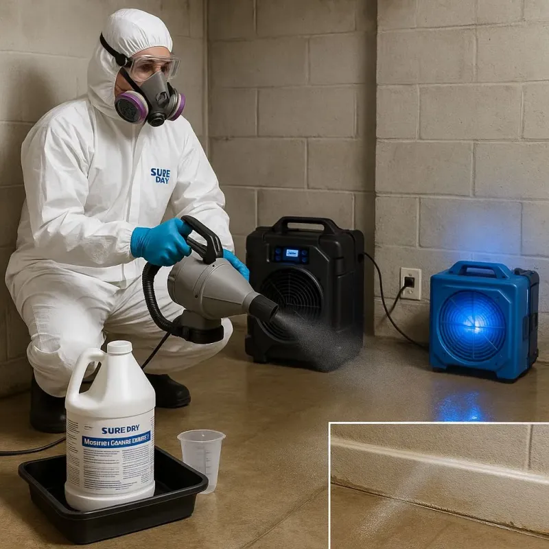 Sanitization and Odor Removal process in Le Center, MN