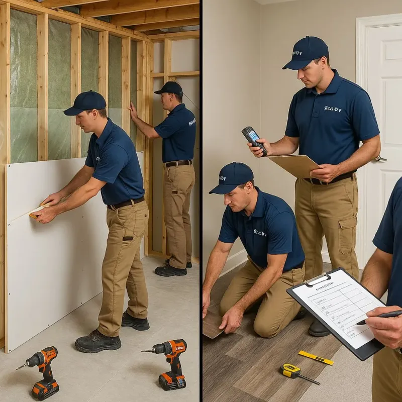 Repairs and Reconstruction process in Le Center, MN
